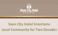 Siam City Entertains For Two Decades